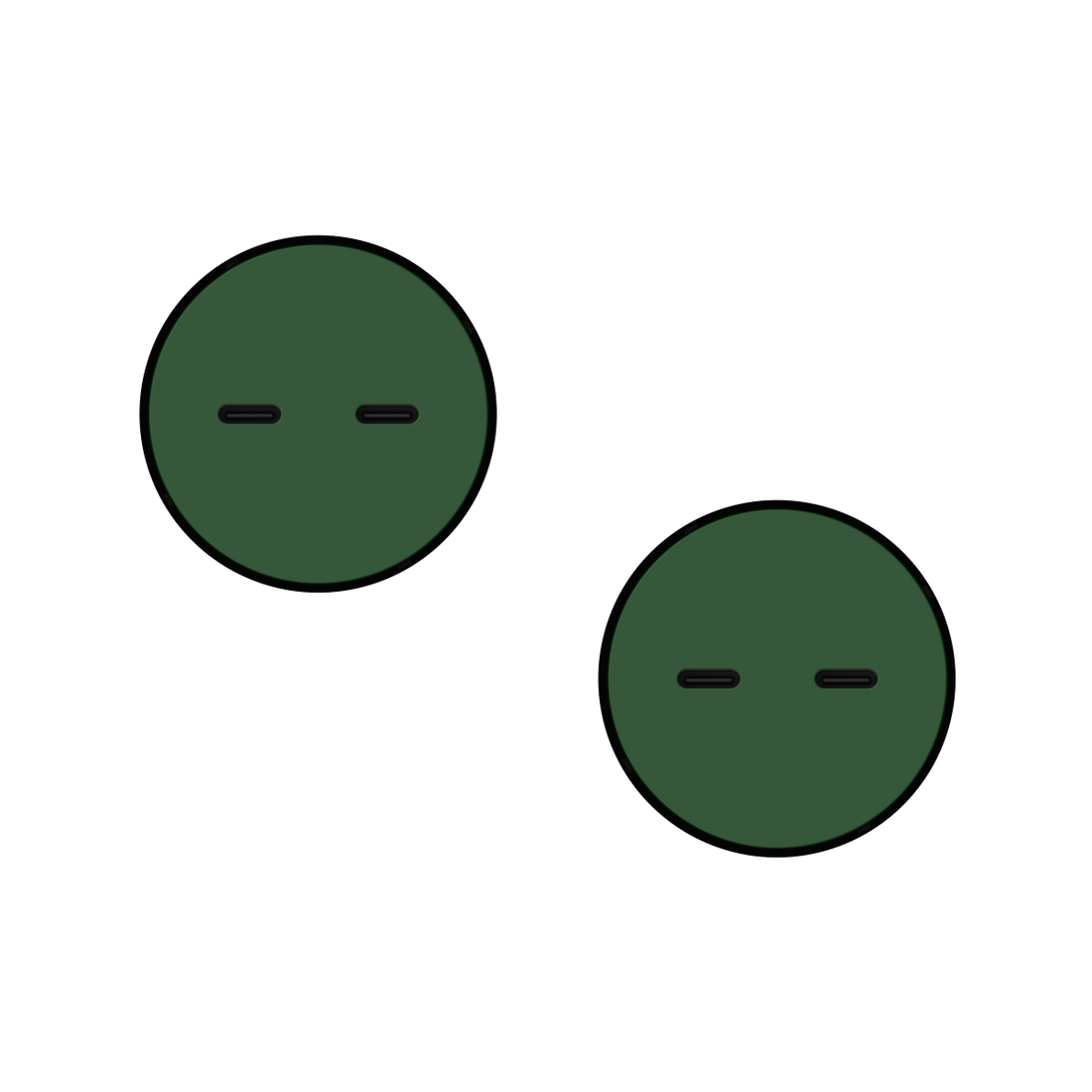 Multi-Material Double Twin USB-C — Ø46mm